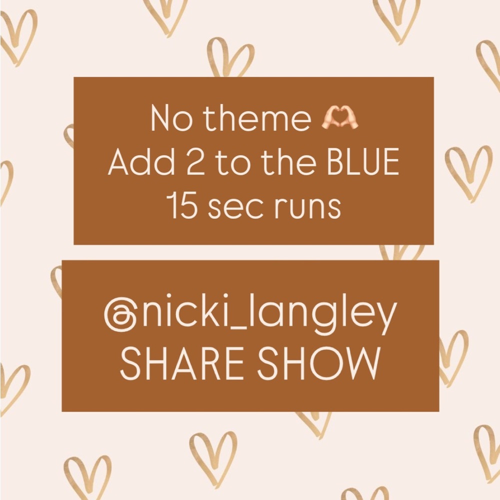 @nicki_langley No theme SHARE SHOW 🫶🏻